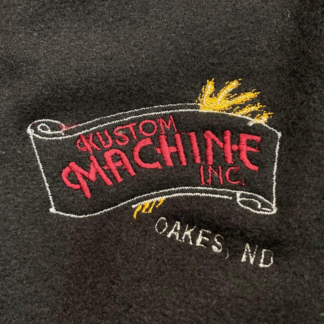 HOLLOWAY ホロウェイ ブラック ウール レザー スタジャン L USA製