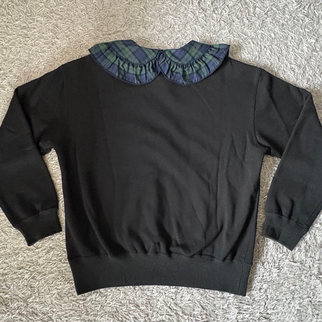【美品】完売モデル PINKHOUSE タータンチェック衿付きロゴトレーナー