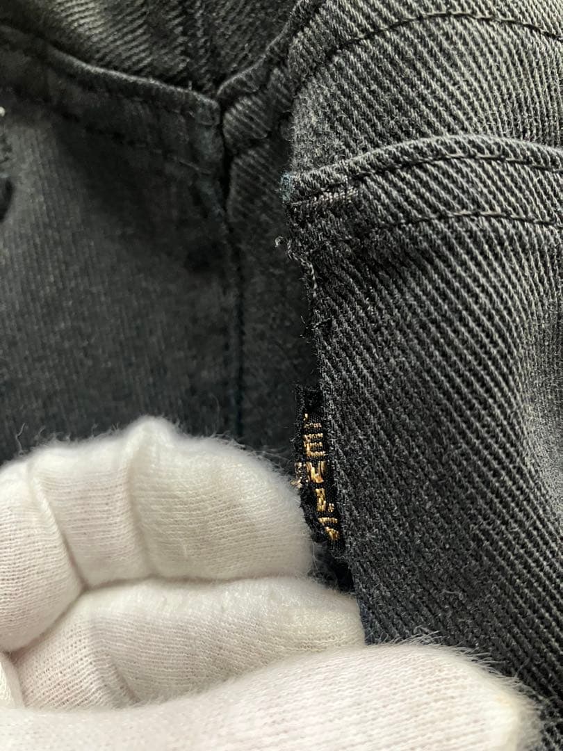 70s Levi's リーバイス　スタプレ　BIG Eブラック カツラギ　混紡