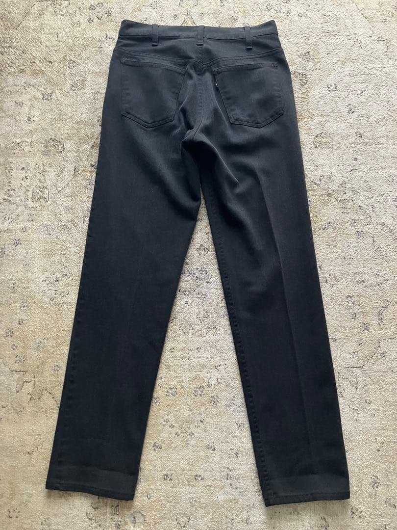 70s Levi's リーバイス　スタプレ　BIG Eブラック カツラギ　混紡