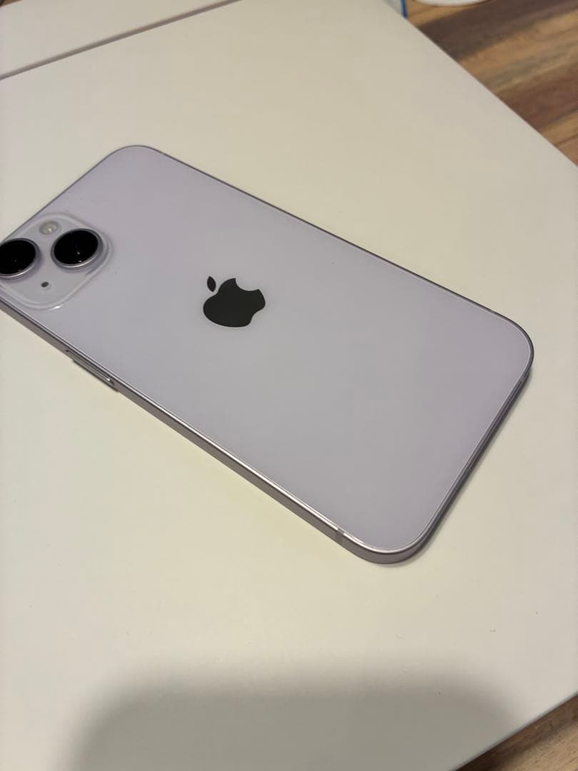 【超！美品】iPhone 14 256GB パープル ケーブル付き