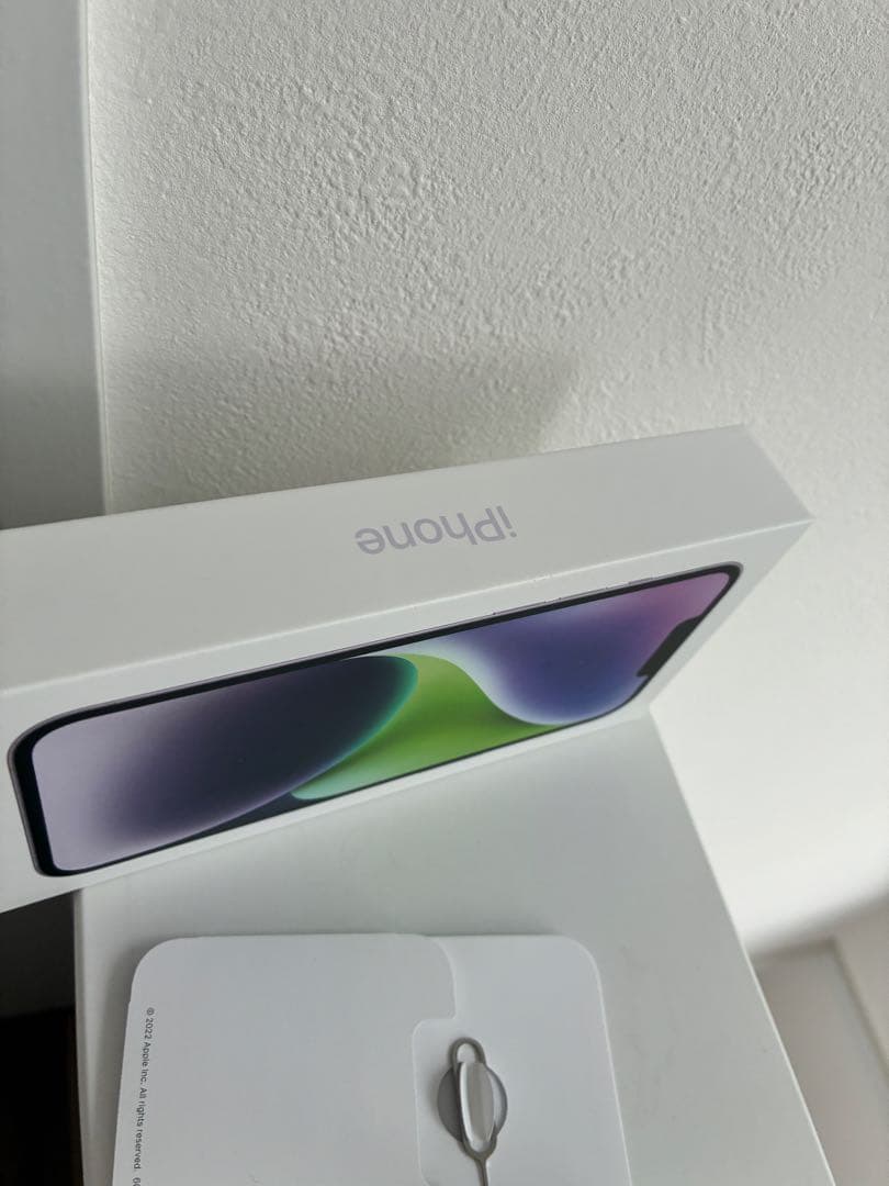 【超！美品】iPhone 14 256GB パープル ケーブル付き