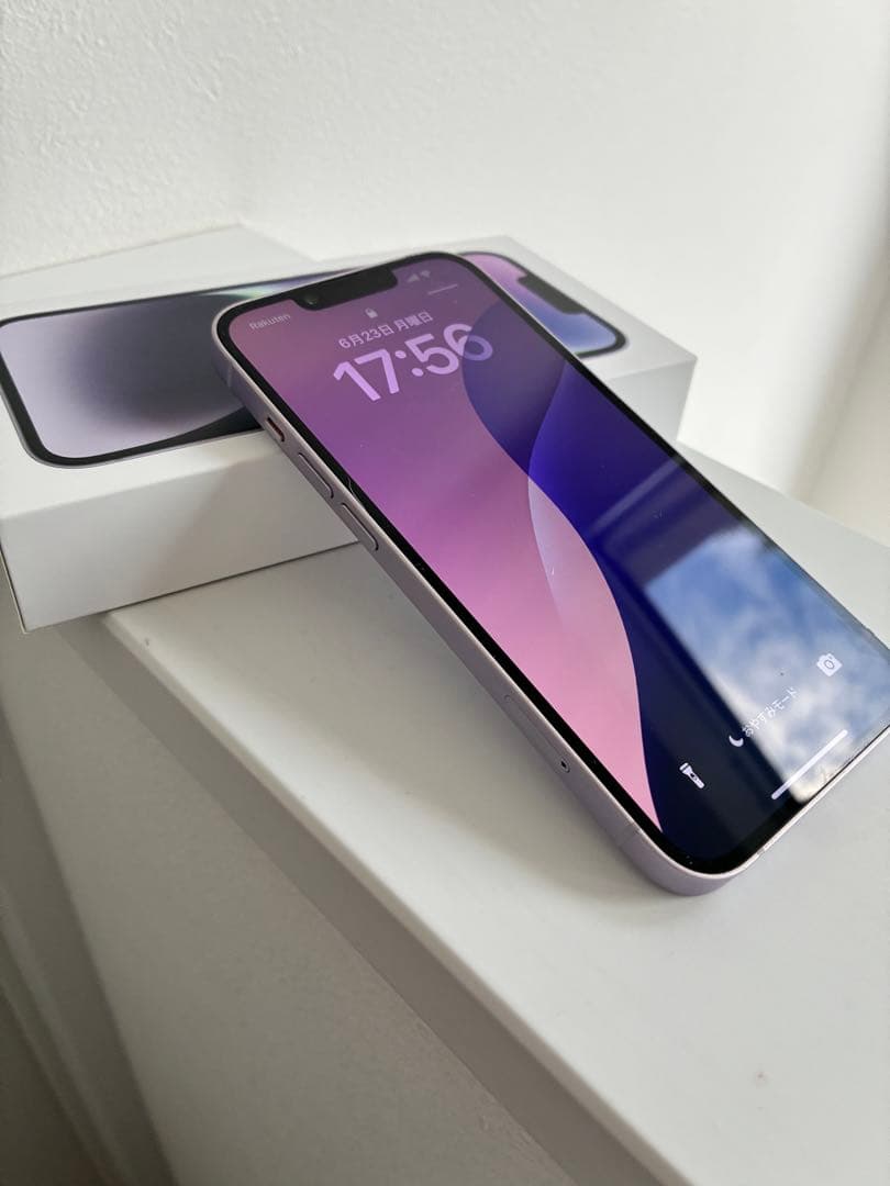 【超！美品】iPhone 14 256GB パープル ケーブル付き
