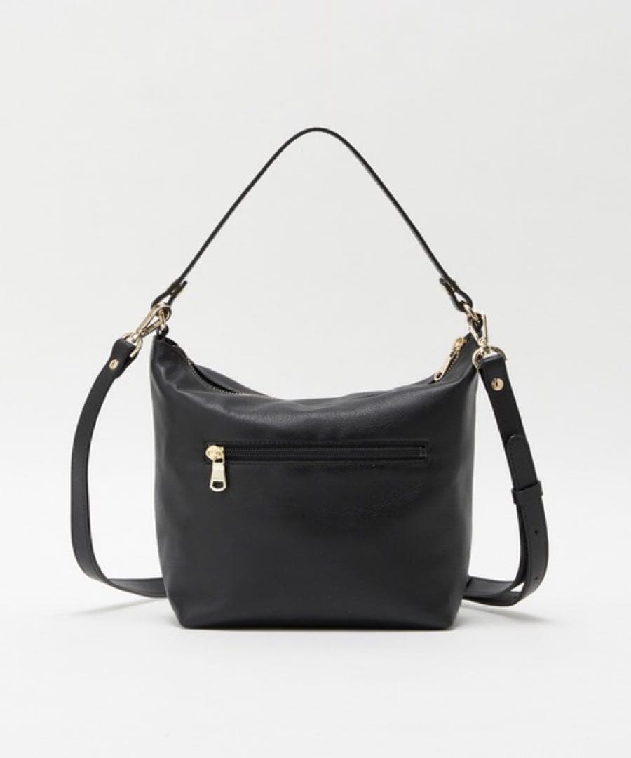 超美品ラシット今期360g・本革ソフトレザーシンプル2wayショルダーバッグ