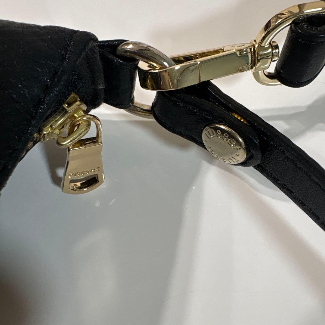 超美品ラシット今期360g・本革ソフトレザーシンプル2wayショルダーバッグ