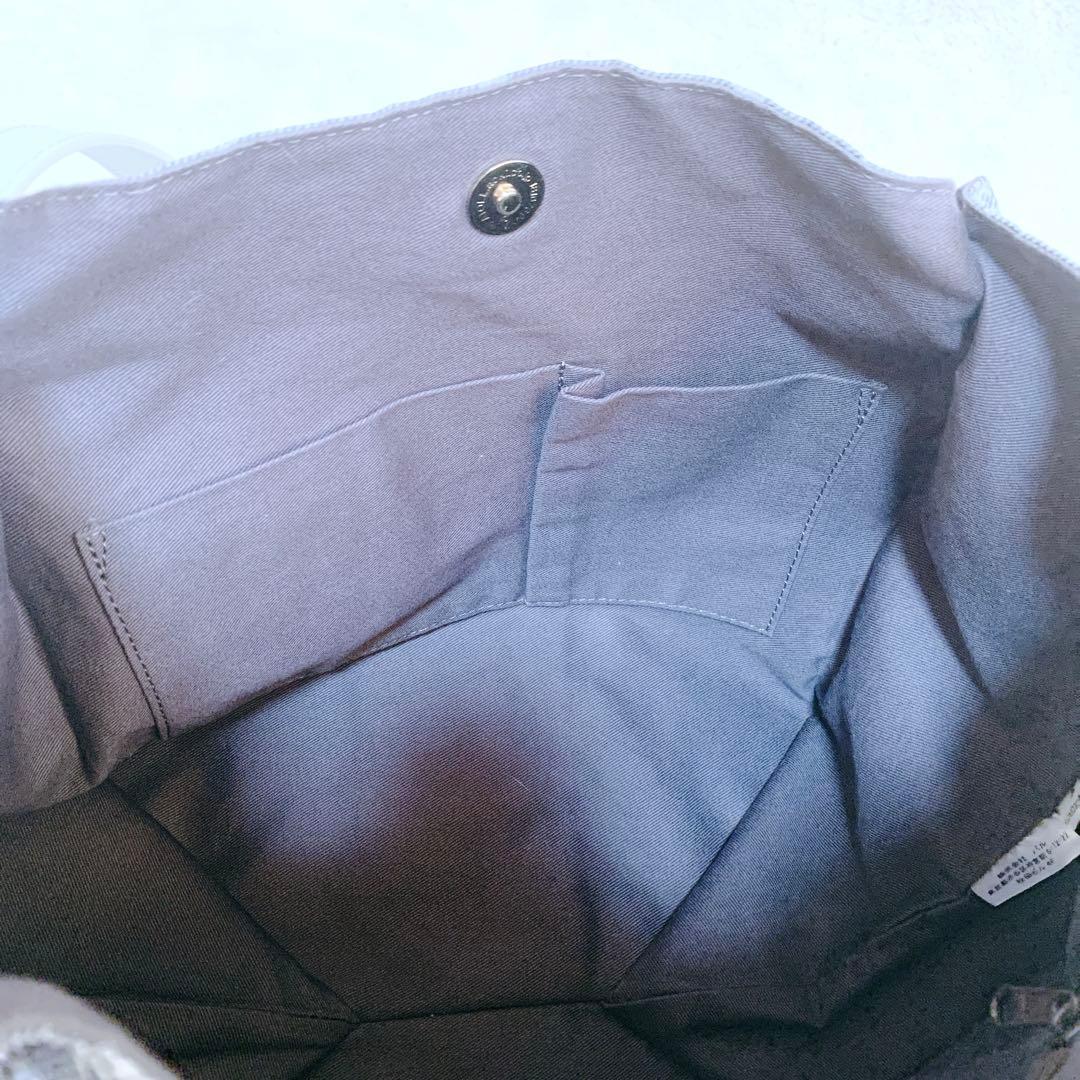 【うめちゃん】ほぼ未使用♪ russet デニムプリント トートバッグ