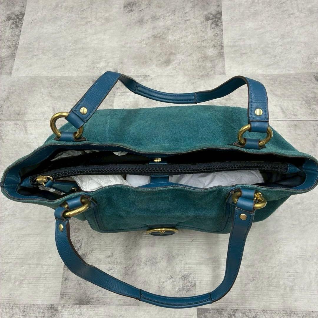 美品 コーチ archive ヌバック ソーホー ハンドバッグ トートバッグ