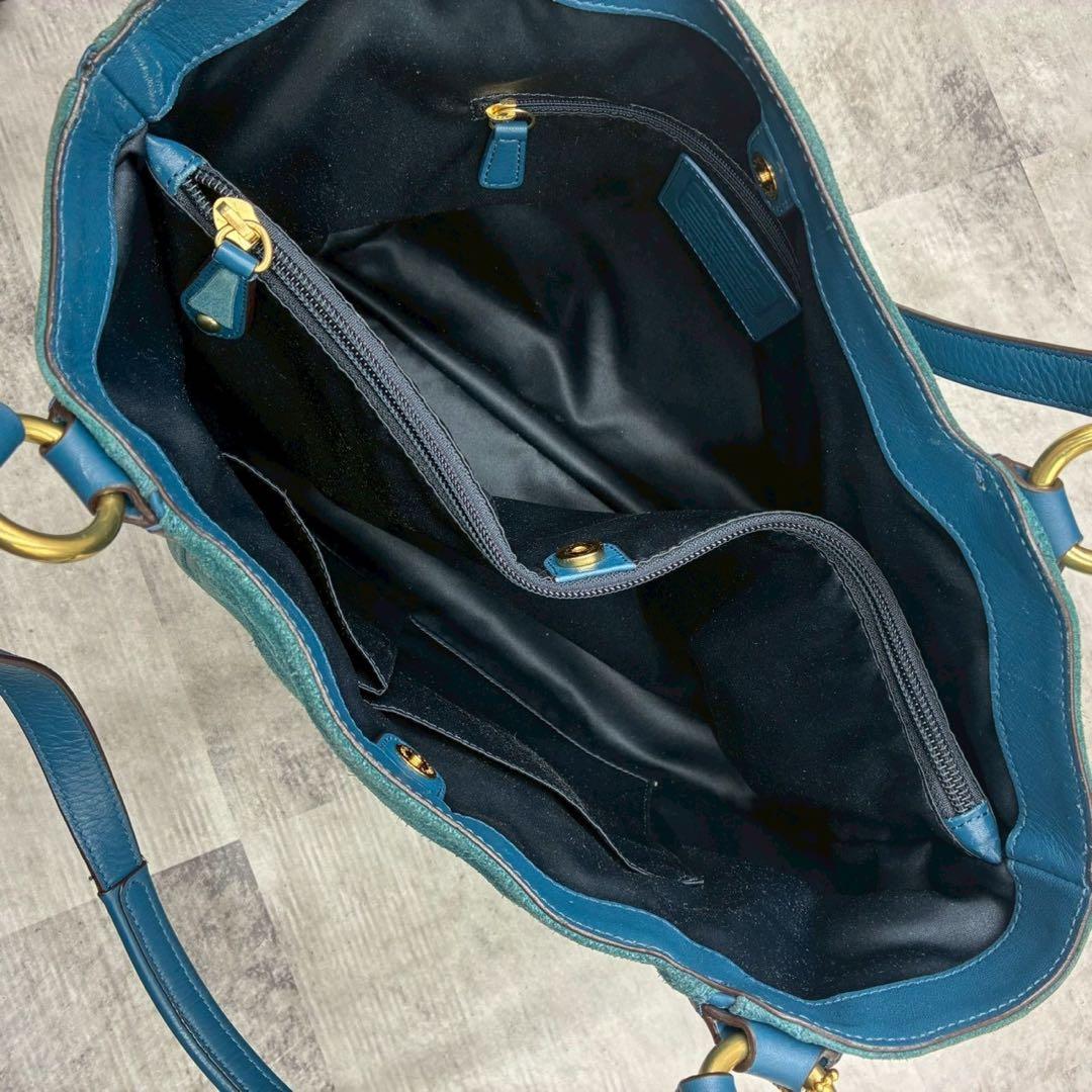 美品 コーチ archive ヌバック ソーホー ハンドバッグ トートバッグ