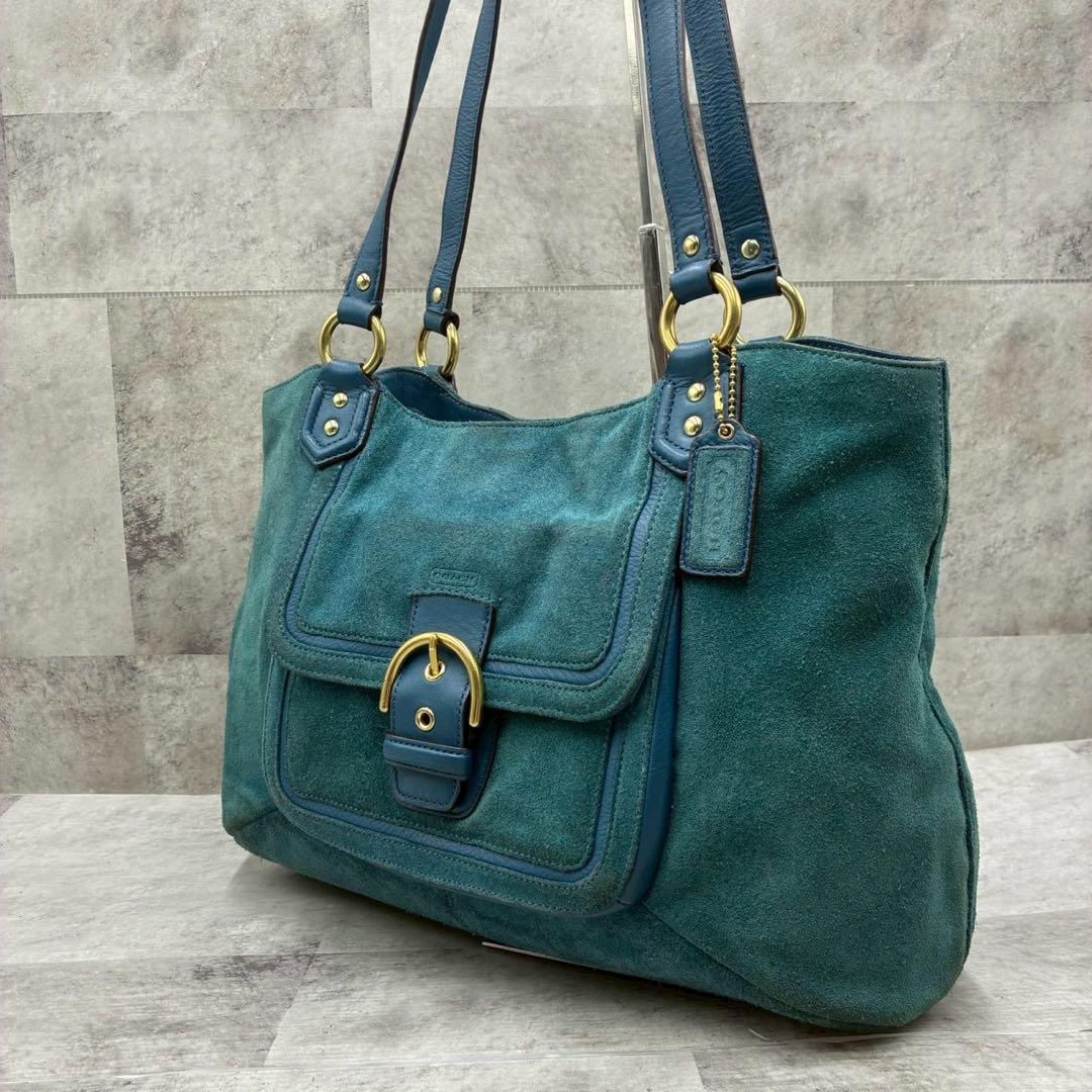 美品 コーチ archive ヌバック ソーホー ハンドバッグ トートバッグ