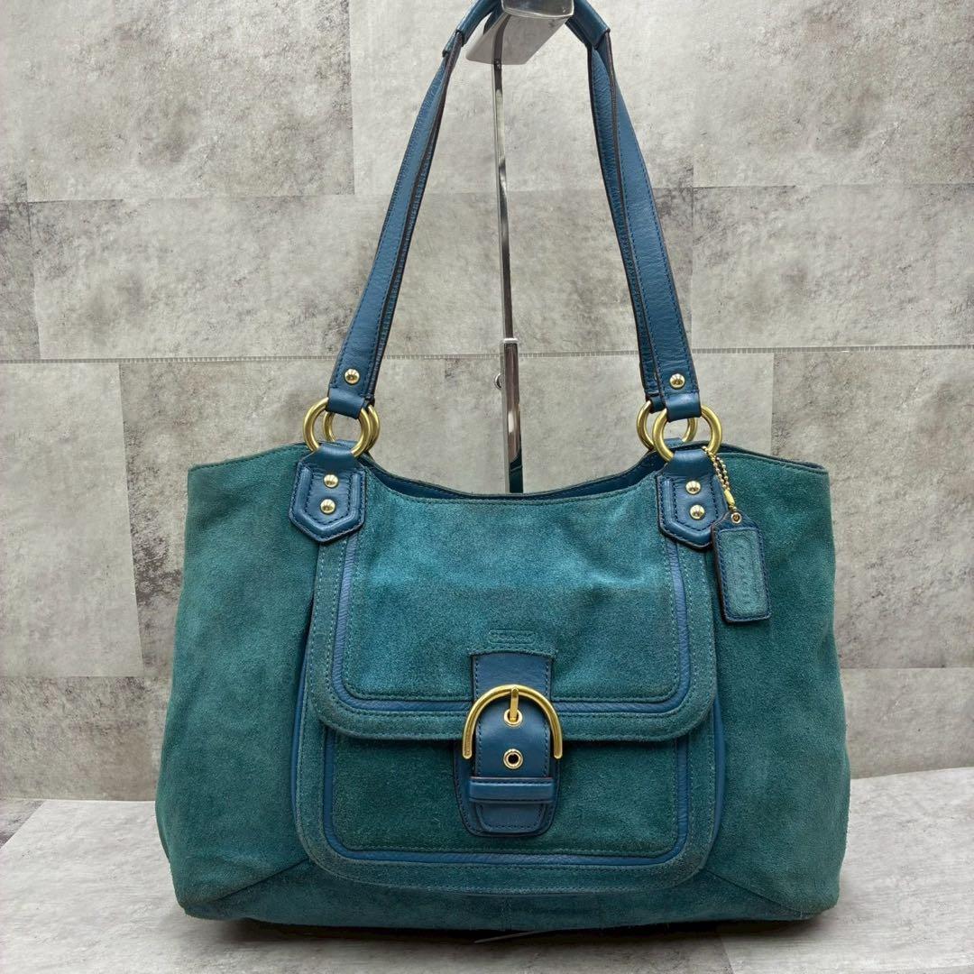 美品 コーチ archive ヌバック ソーホー ハンドバッグ トートバッグ