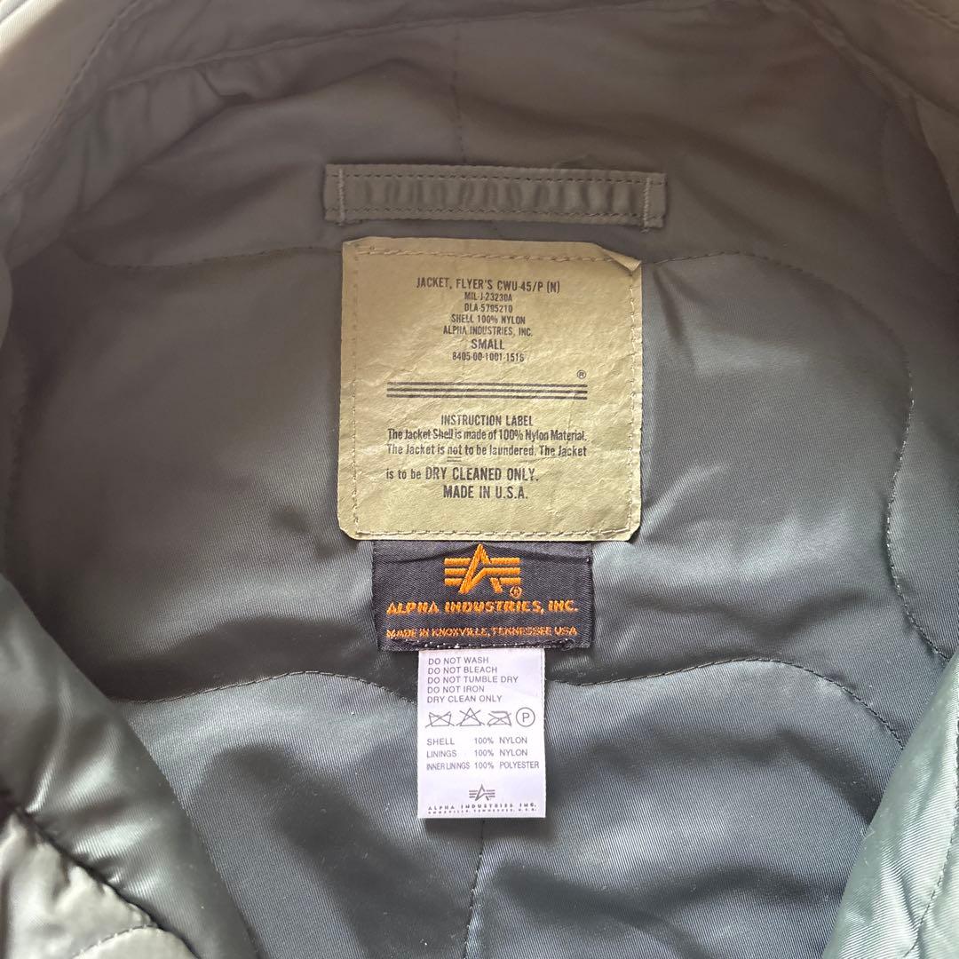 80s CWU-45/P フライトジャケット ALPHA DLA-87 S