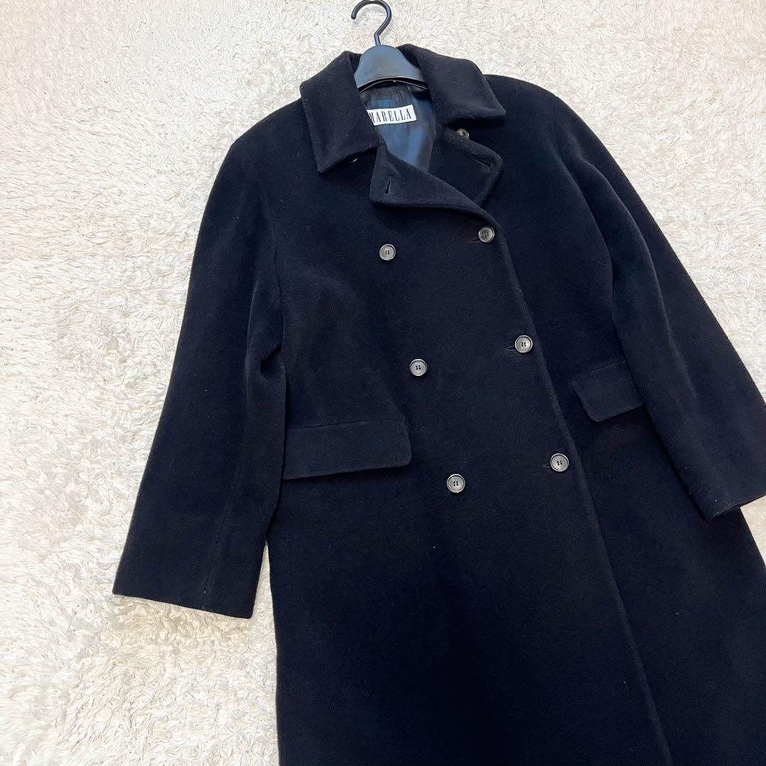 専用MaxMara Marella ダブルブレスト マダムコート カシミヤ混
