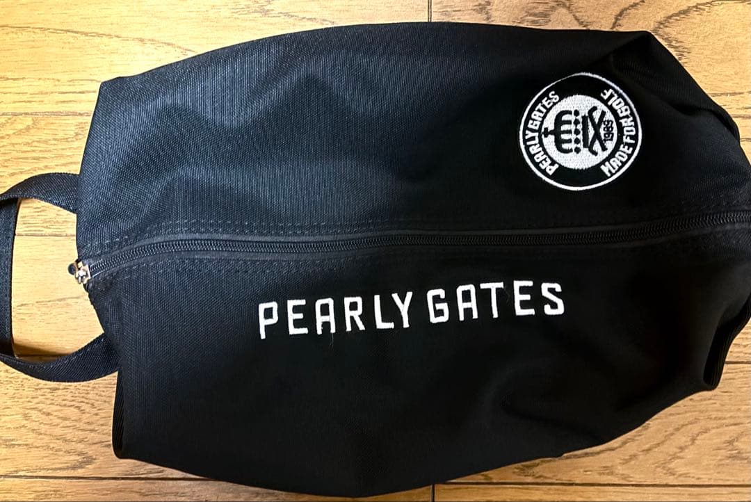 12/7迄限定値引★PEARLY GATES ゴルフバッグ 希少2輪キャスター付