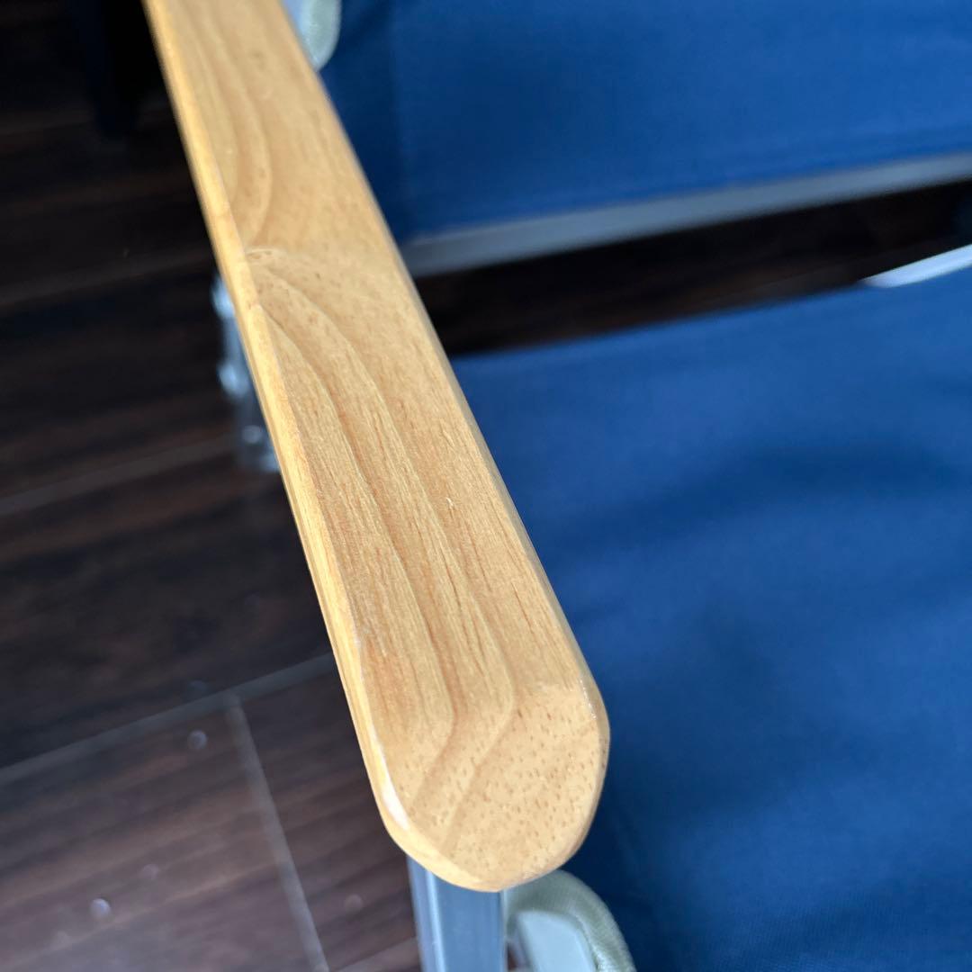 Colemanアウトドアチェア グレーとネイビー二脚セット　キャンプ　海川プール