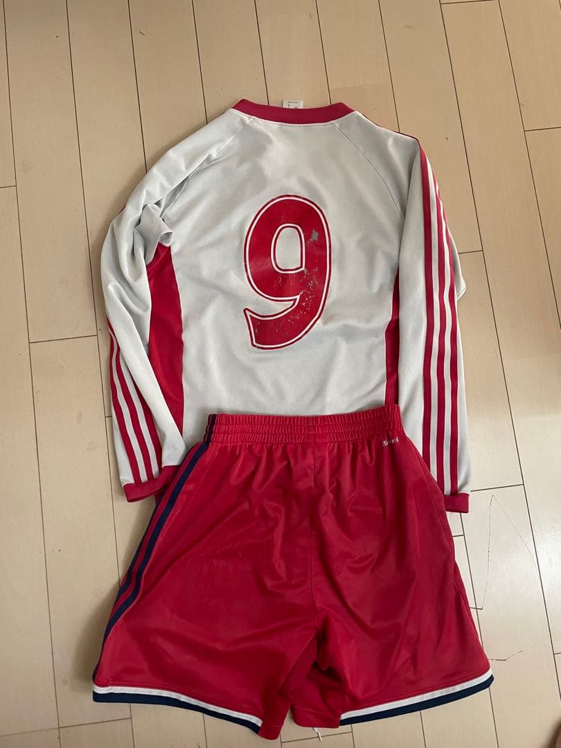 流経大柏ユニホームadidas サッカーウェアセット 背番号9