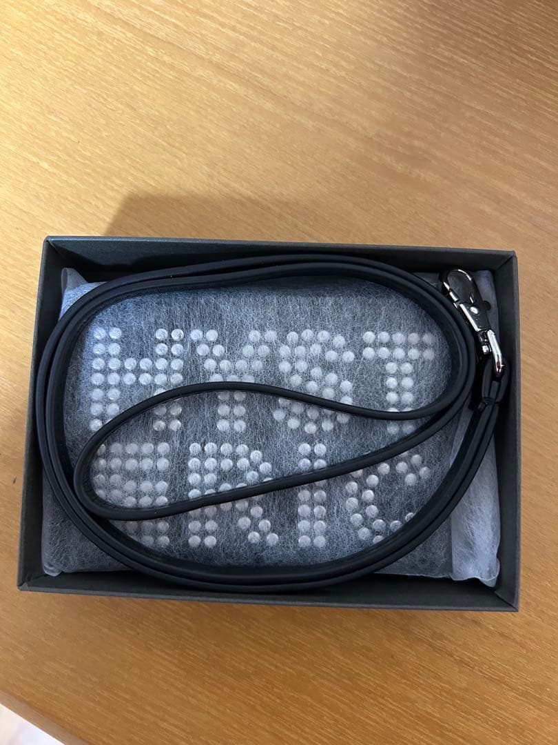 HYSTERIC スタッズ ブラックレザー二つ折り財布