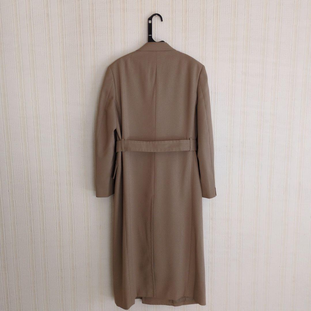 HYKE ベルテッドロングコート