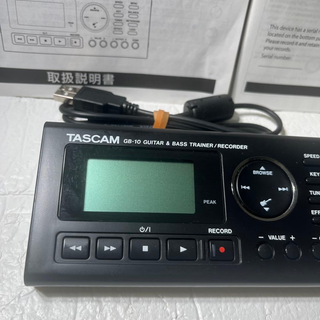 TASCAM トレーナー/レコーダー ギター&ベース用 GB-10 動作確認済み