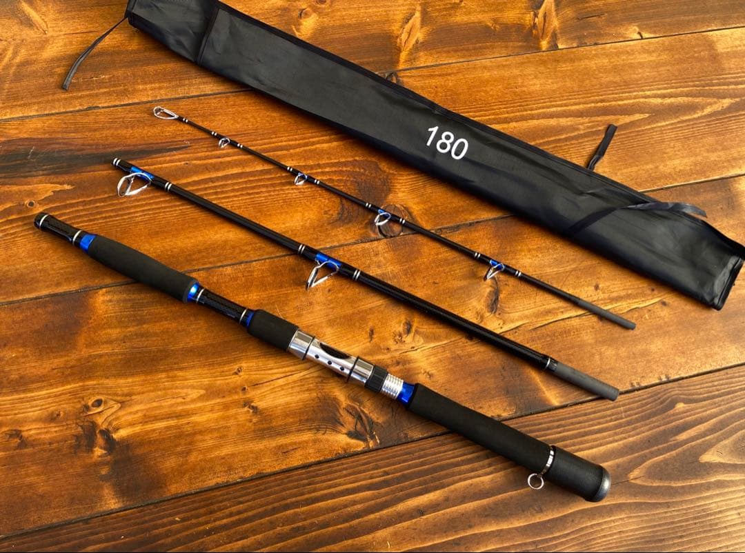 ジギングロッド　大物対応　3ピースパックロッド　スロージギング　スピニング