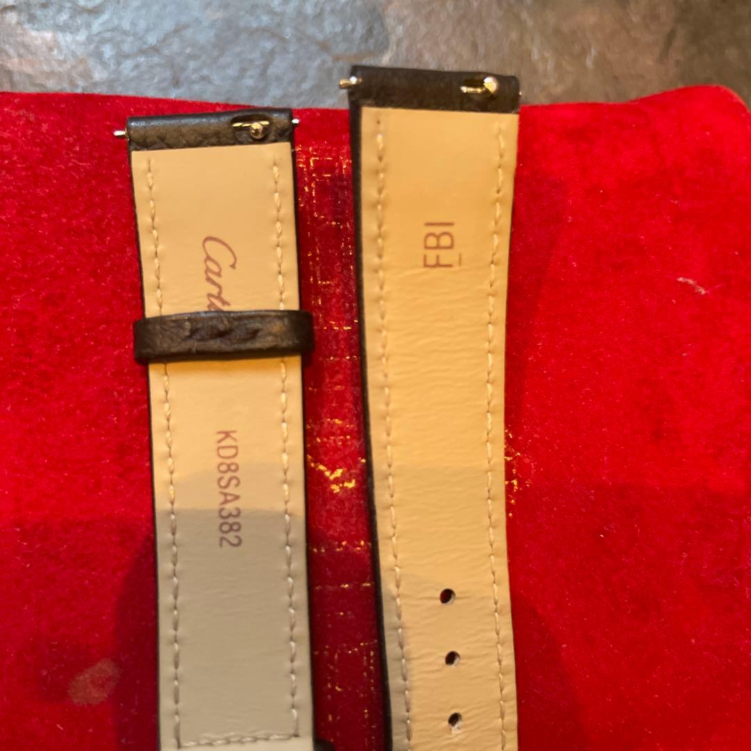 【純正】Cartier タンクマストSM レザーベルト KDBSA382