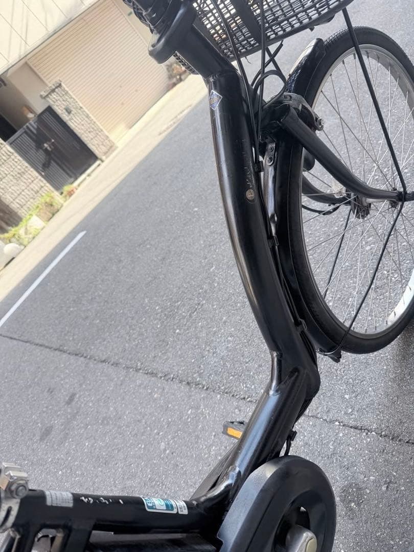 大阪府　ブリヂストン　電動アシスト自転車 ブラック 26インチ