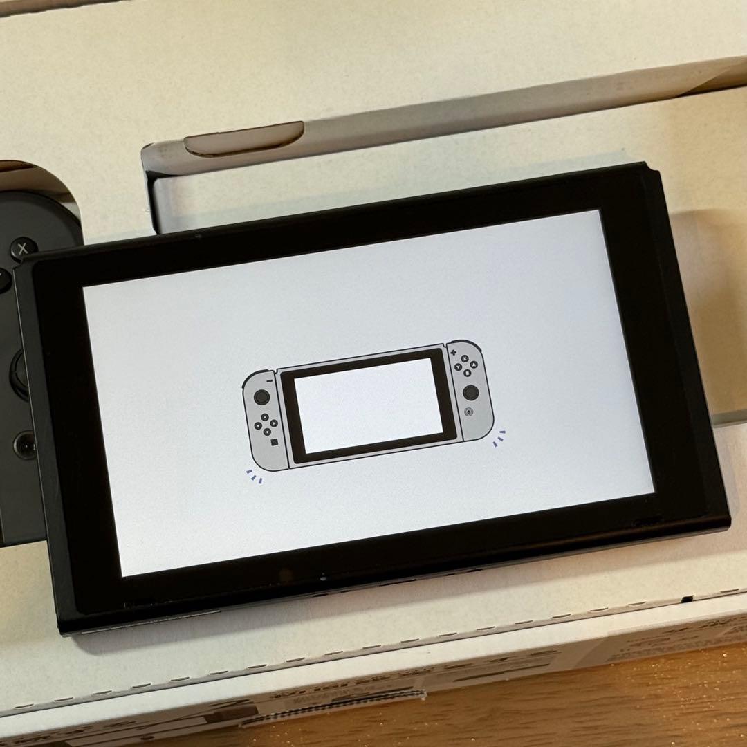 9-041 Switch 本体 バッテリー強化版 グレー 箱付き