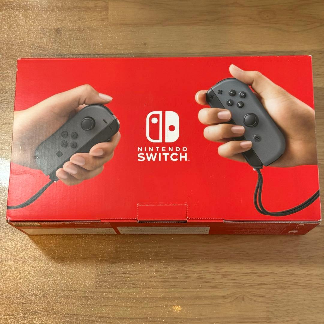 9-041 Switch 本体 バッテリー強化版 グレー 箱付き