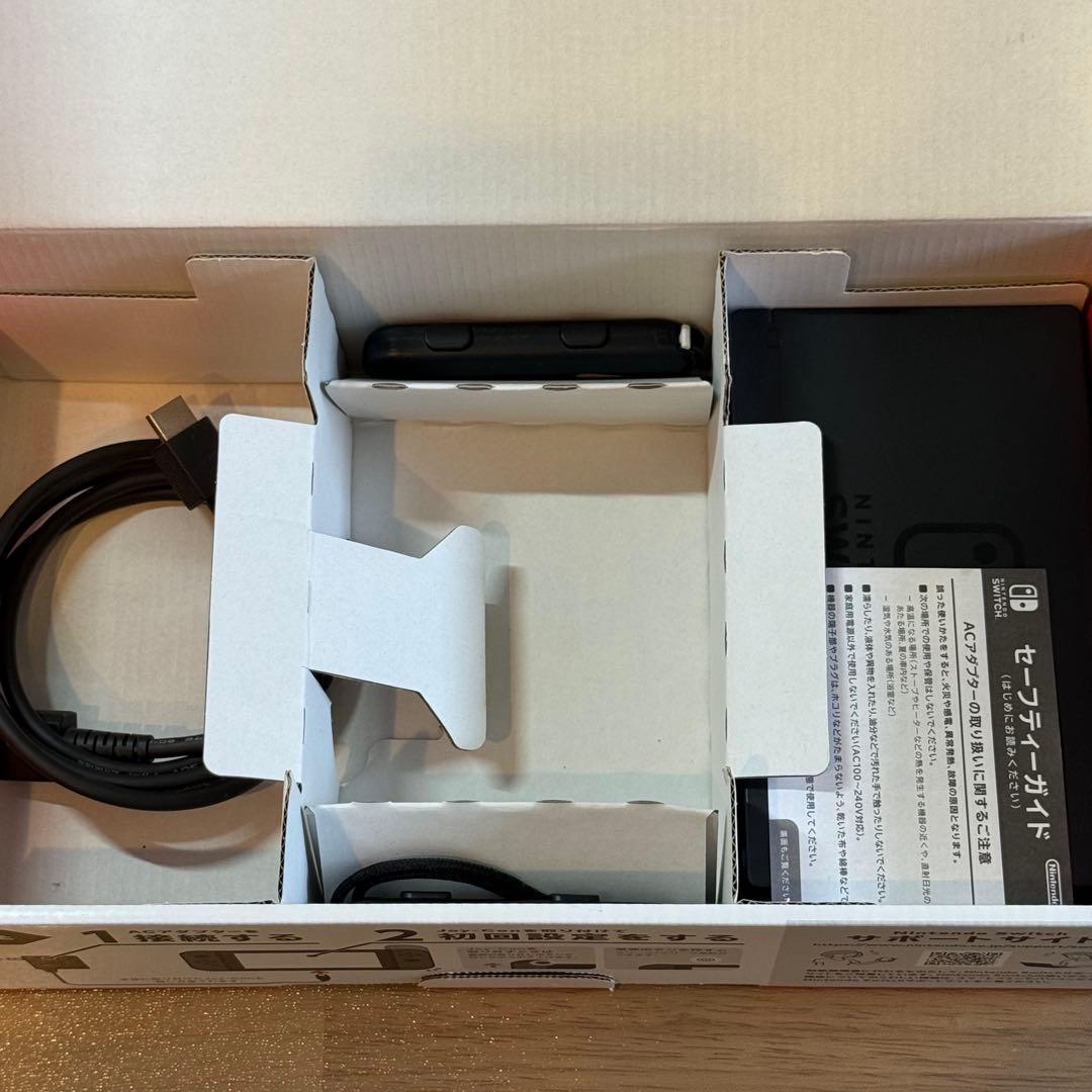 9-041 Switch 本体 バッテリー強化版 グレー 箱付き