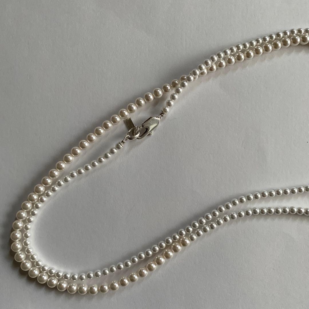 きのこL'Appartement アパルトモン ロングパールネックレス