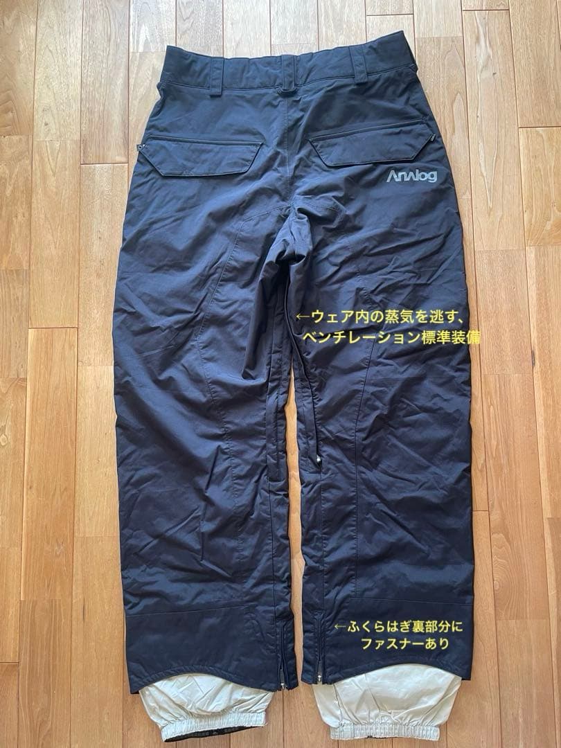 BURTON ANALOG / バートン アナログ　スノボ　パンツ　Lサイズ　黒