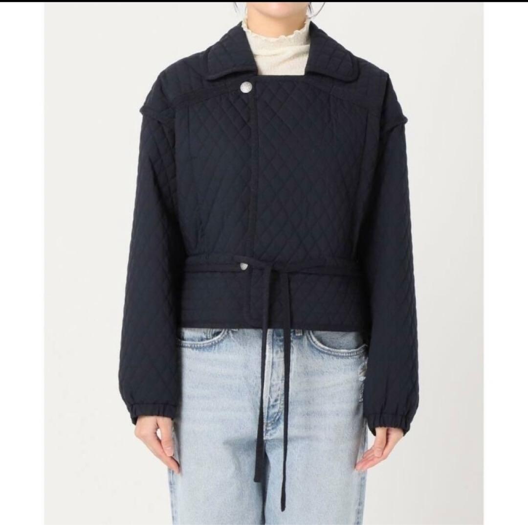 【IENA LA BOUCLE】イエナラブークル キルティングブルゾン