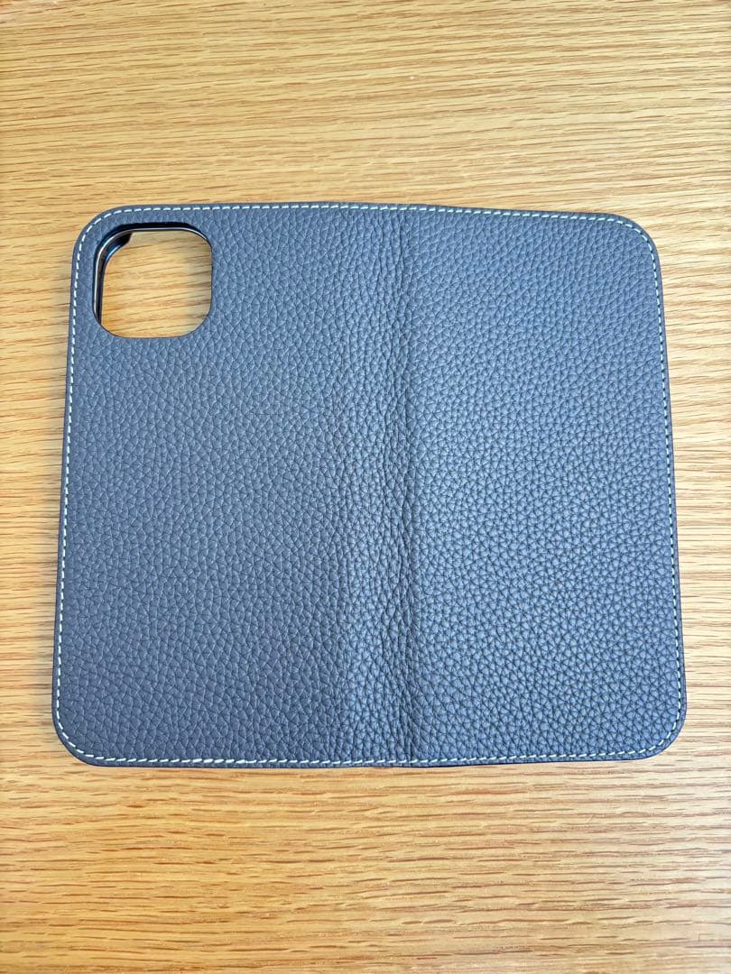 ボナベンチュラ　iPhone15 ダイアリーケース シュリンクレザー