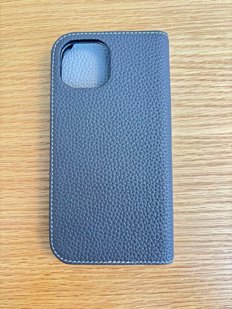 ボナベンチュラ　iPhone15 ダイアリーケース シュリンクレザー