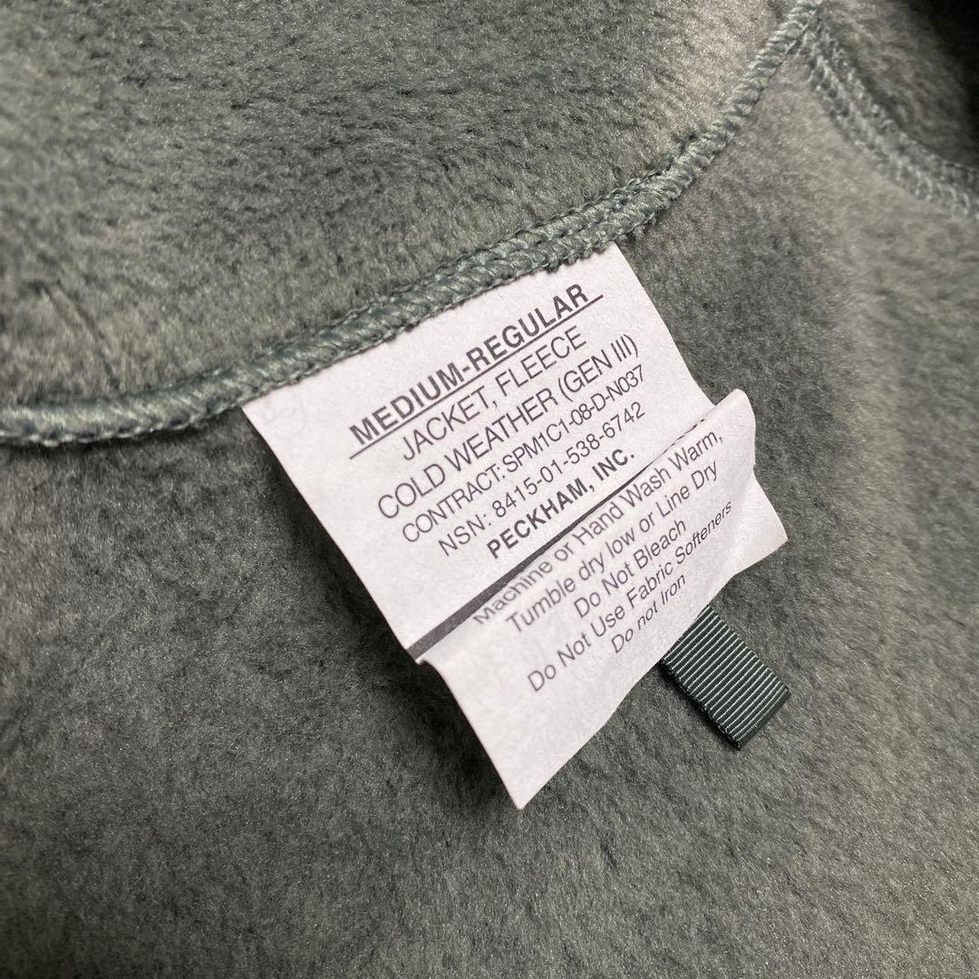 米軍実物 ECWCS Gen3 レベル3 フリースジャケット M #36