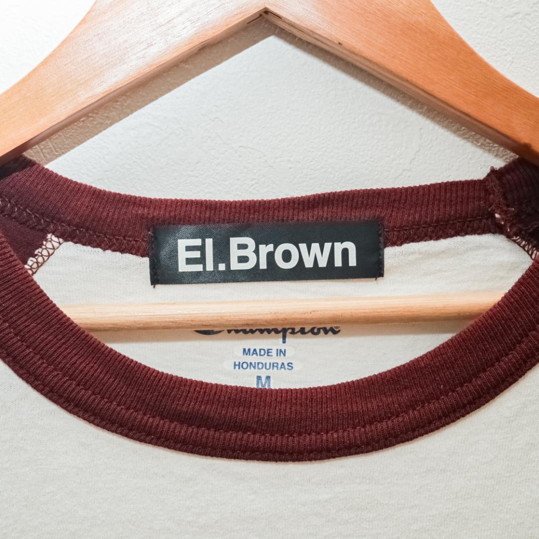 【美品】El.Brown PASS THE MIC Mサイズ 七分袖カットソー