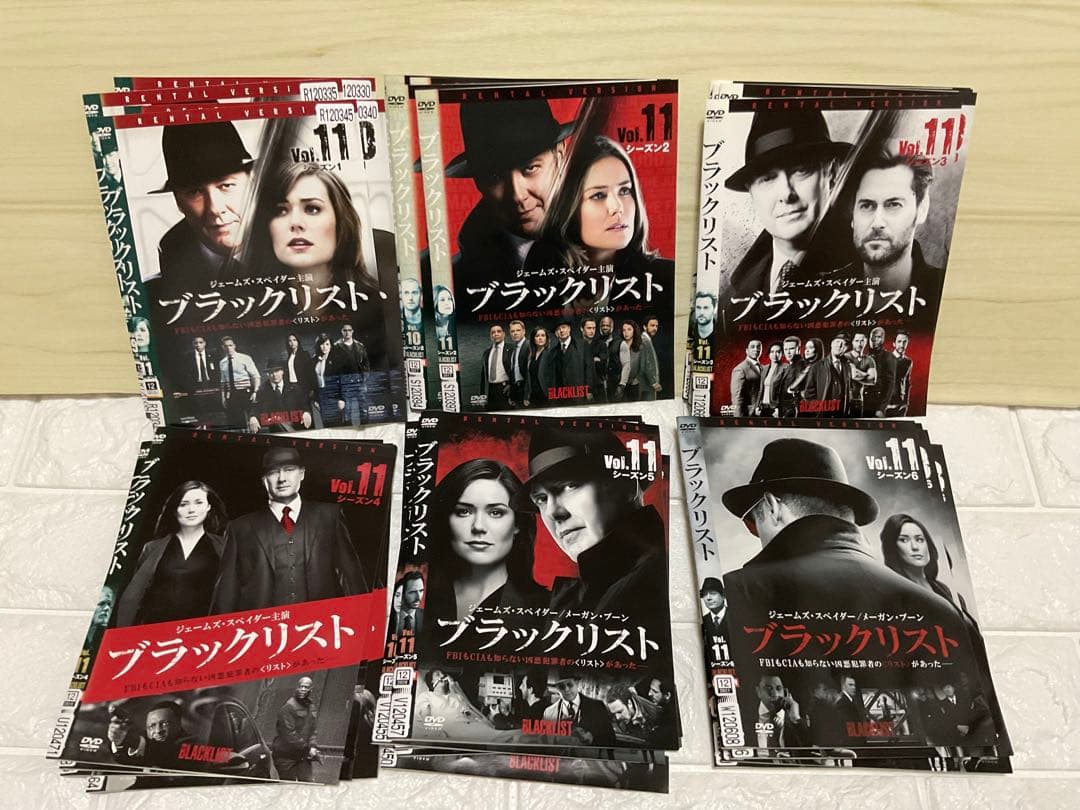 ブラックリスト　シーズン1-6 DVD 全巻セット　レンタル落ち