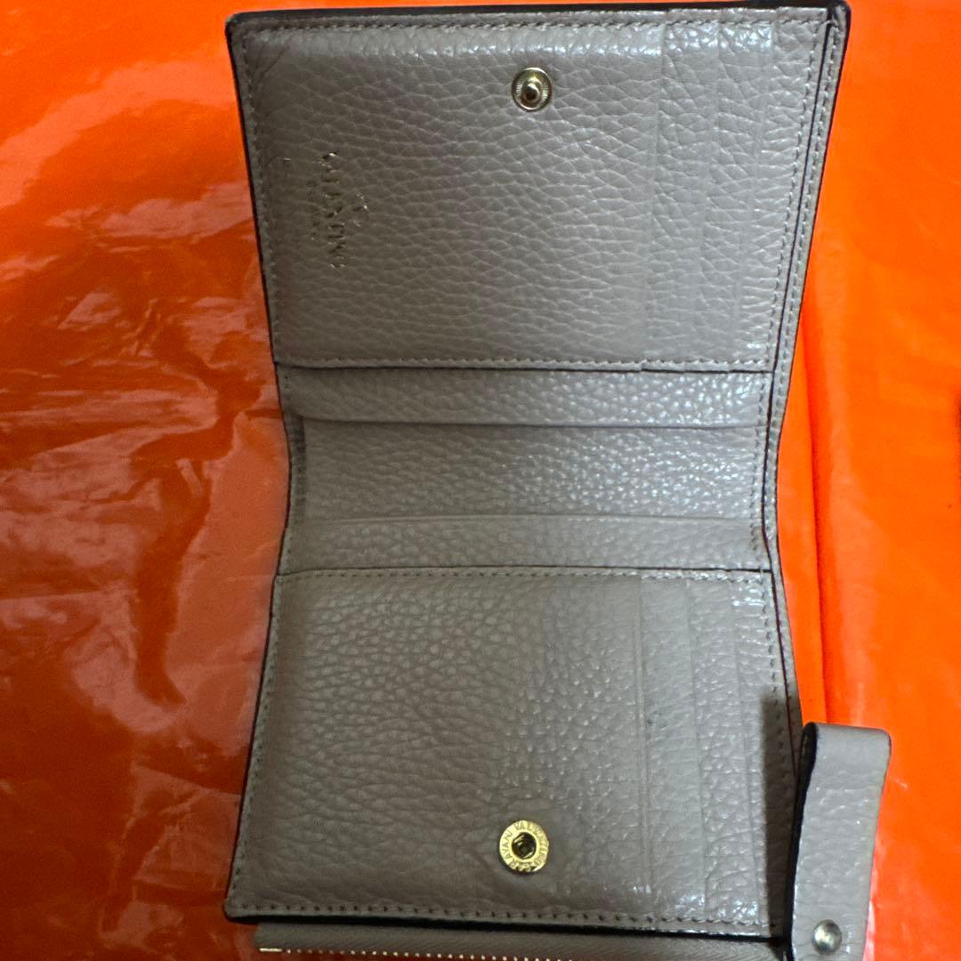 VALENTINO ピンクレザー 二つ折り財布