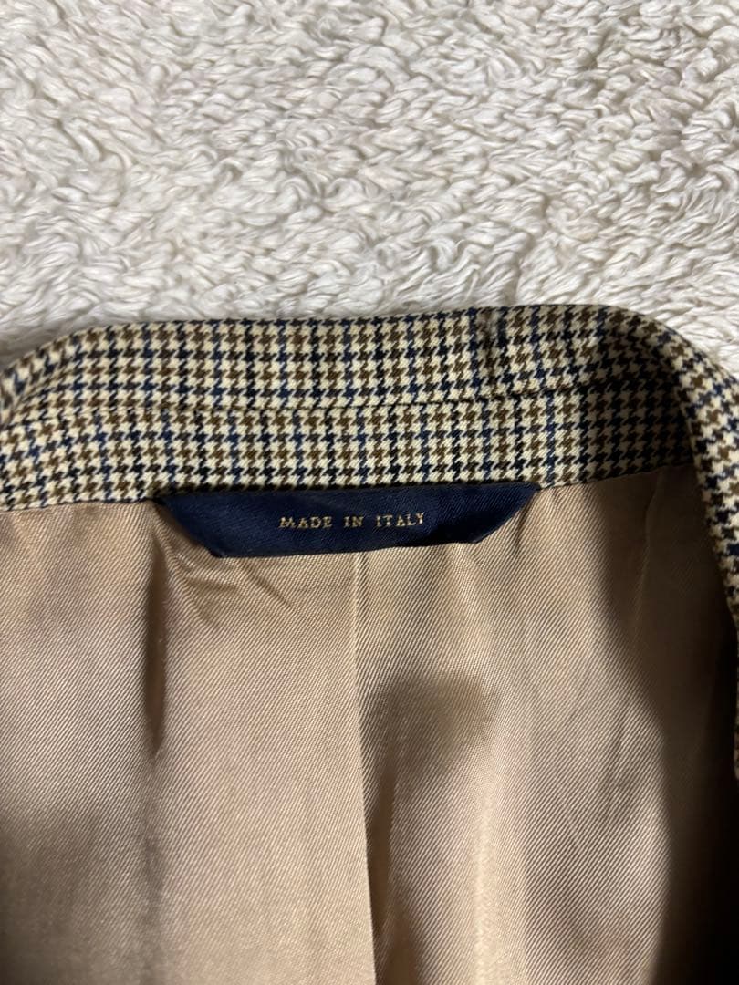 90s Brooks Brothers イタリア製 千鳥柄 テーラードジャケット