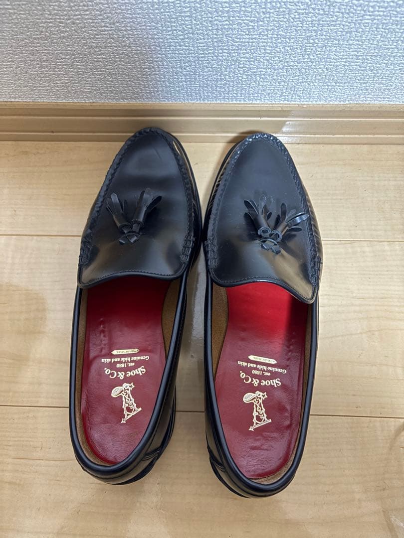 REGAL Shoe&co. BEAMS別注 ブラックタッセルローファー26cm