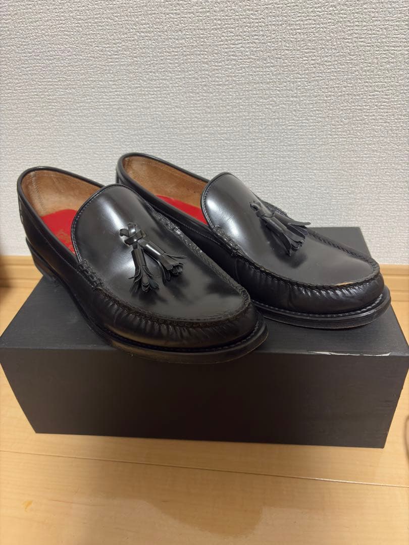 REGAL Shoe&co. BEAMS別注 ブラックタッセルローファー26cm