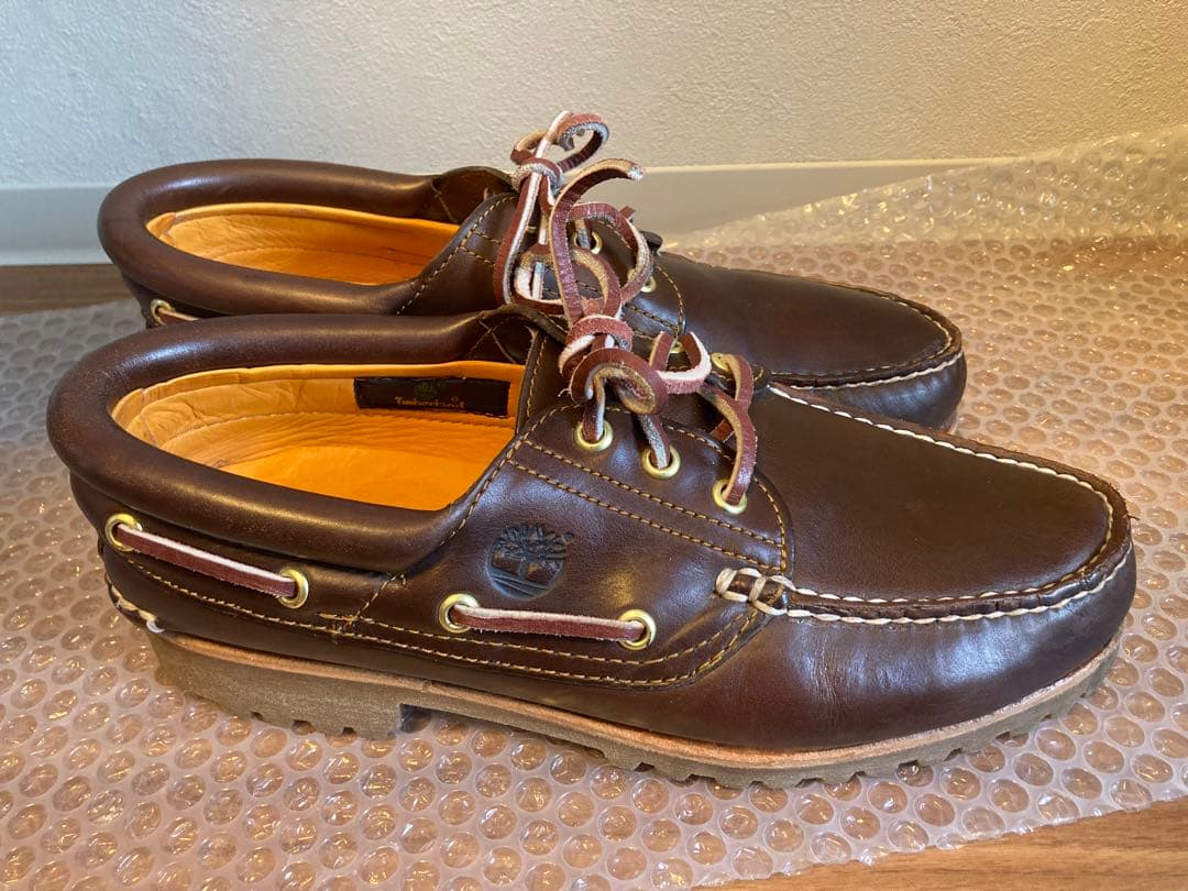 Timberland ダークブラウン 3eyeデッキシューズ　ティンバーランド