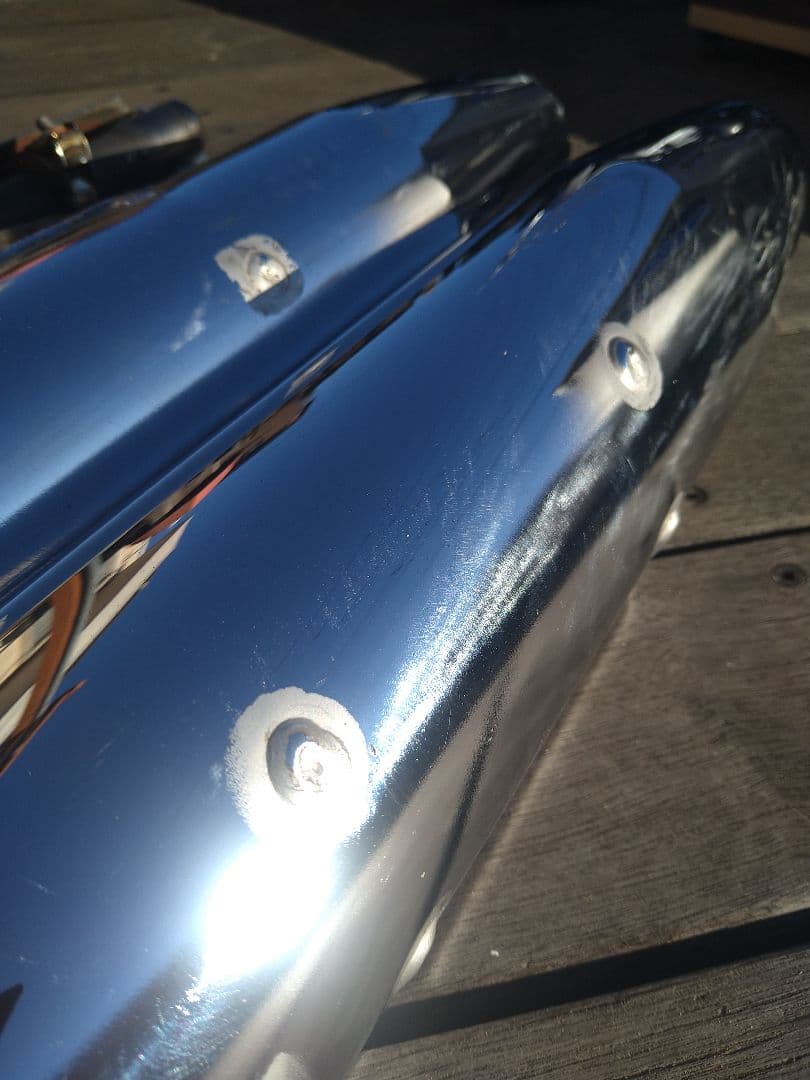 ドラッグスター４００クラシック純正マフラー