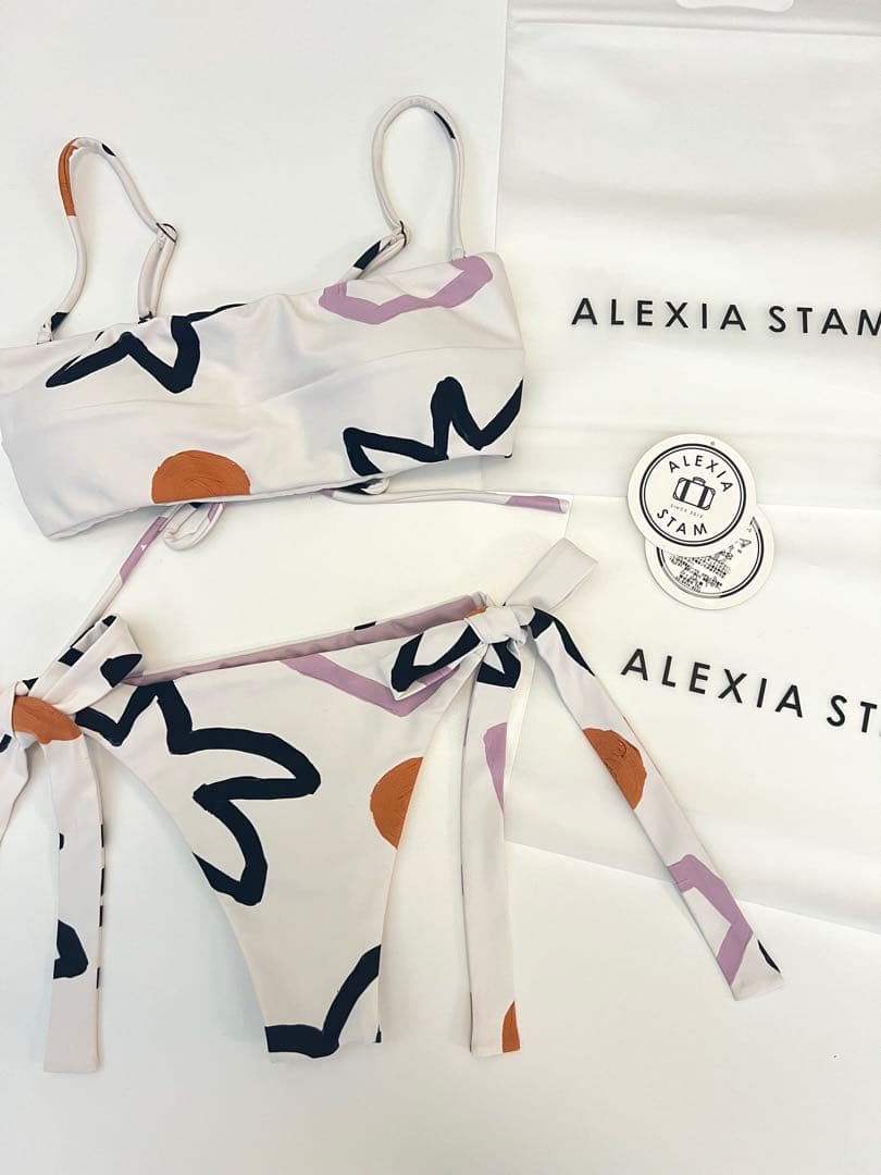 ALEXIASTAM アリシアスタン 上下 ビキニ 水着 セット S