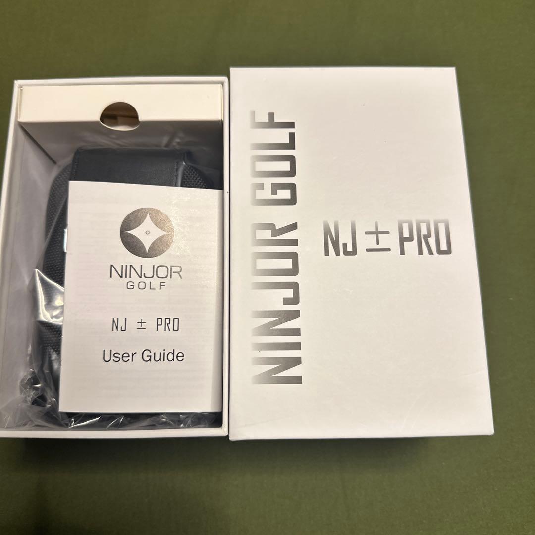 新品未開封　NINJOR GOLF NJ+PRO シルバー レーザー距離計