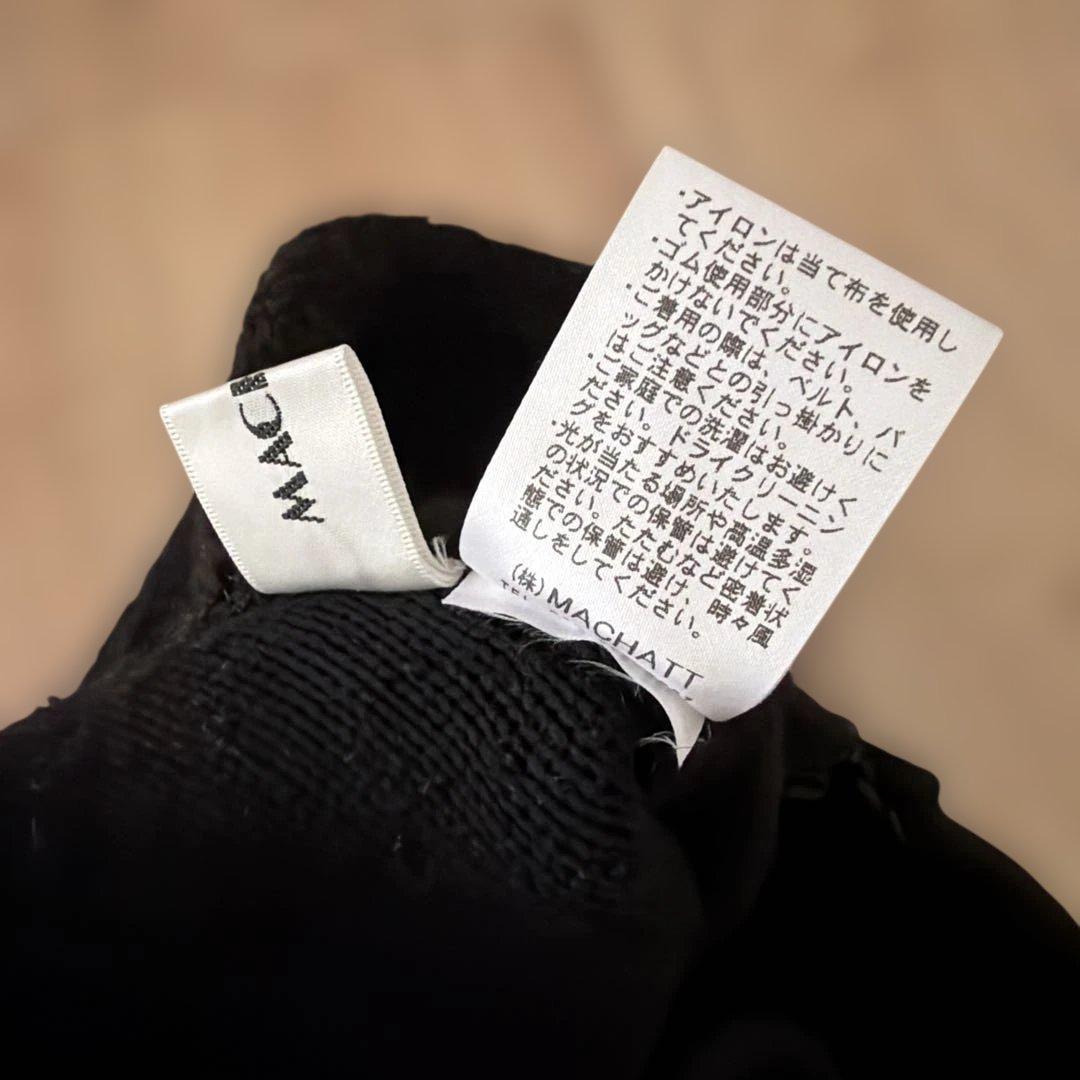 専用。machatt ブークレ ミニスカート 黒　完売品