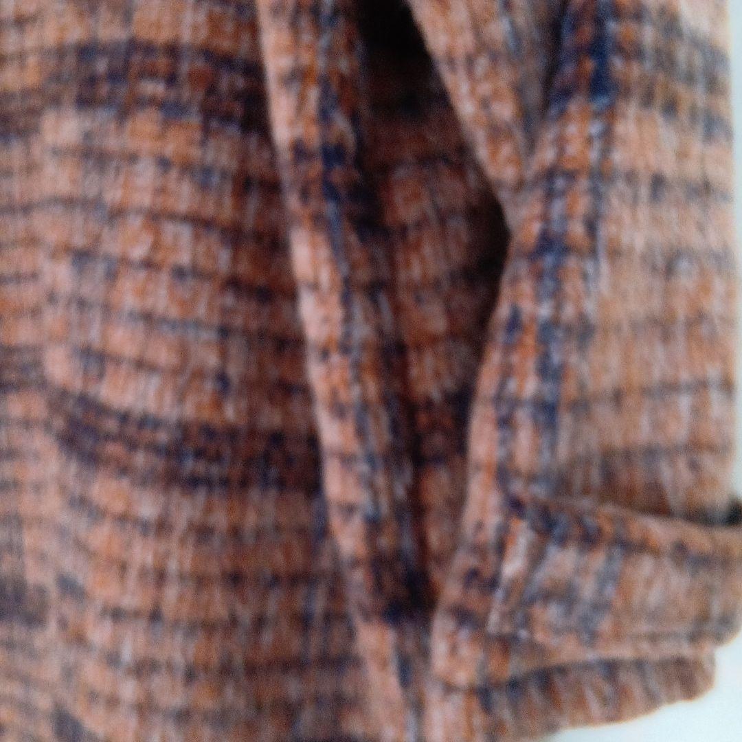 ☆専用です　Emago 起毛 チェック柄 ロングコート 美品　裏地・ボタンも素敵