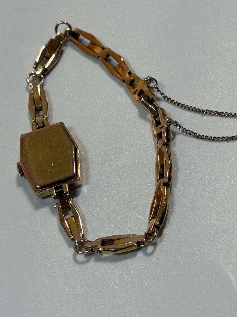 agete アガット ヘキサゴン レディース腕時計 ジュエリーウォッチ ゴールド