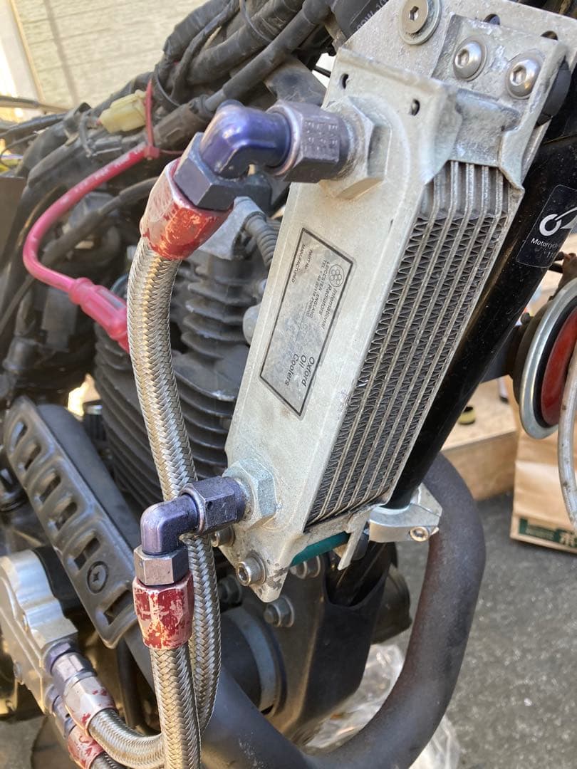 希少オイルクーラー tw200 tw225 セロー225