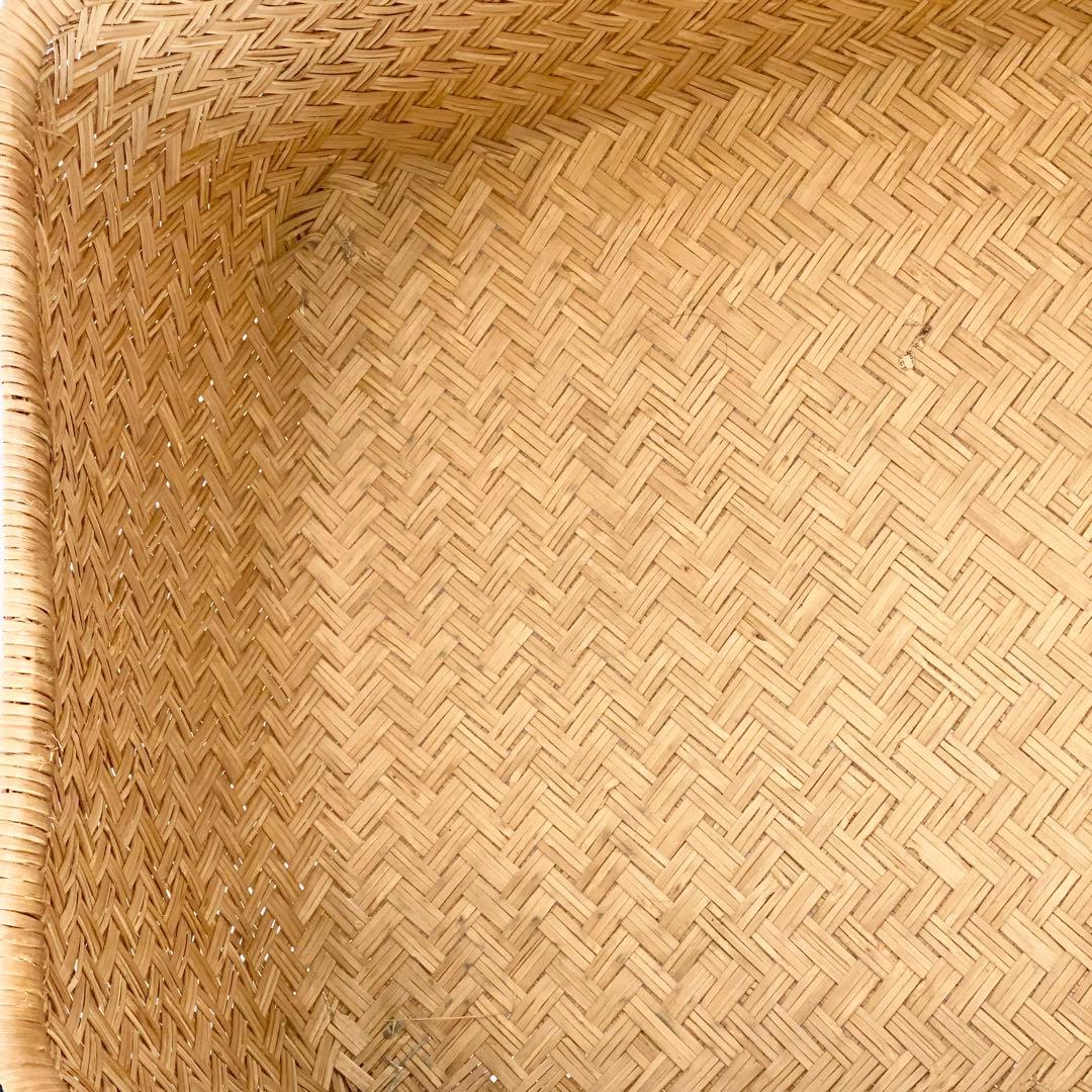 竹行李 竹籠 柳行李 大籠 収納籠 古民具 レトロ