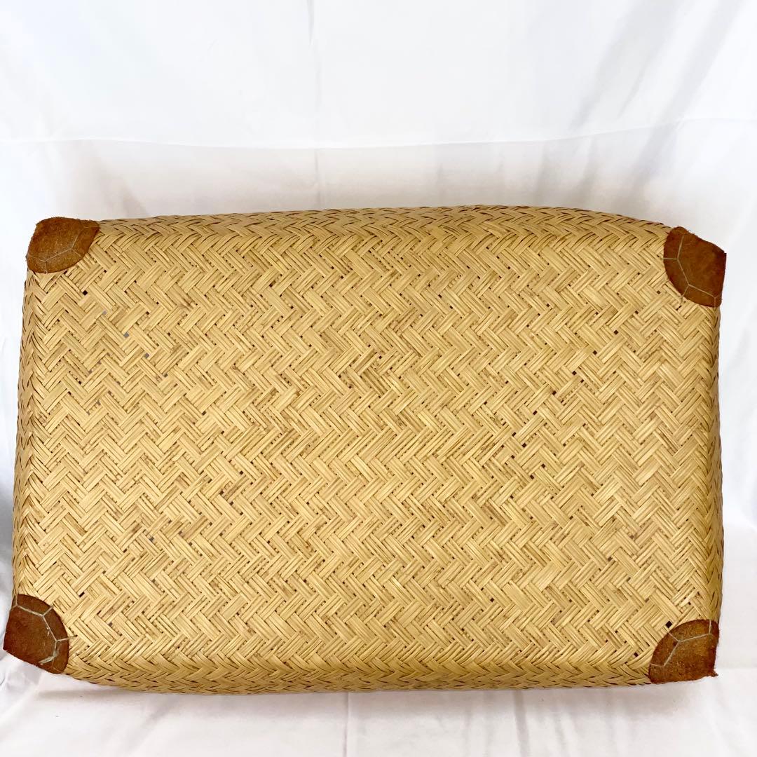 竹行李 竹籠 柳行李 大籠 収納籠 古民具 レトロ